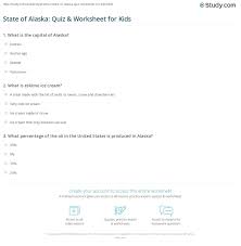 Every time you play fto's daily trivia game, a piece of plastic is removed from the ocean. State Of Alaska Quiz Worksheet For Kids Study Com