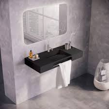 Vasque à poser ronde 38 cm en céramique blanche ou noire,. Vasque Pierre Au Meilleur Prix Leroy Merlin