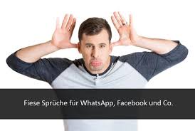 Fiese Spruche Fur Facebook Whatsapp Und Falsche Freunde