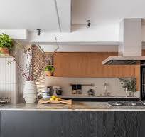 Cozinha mais contemporânea por aqui hoje 👆🏼 Os materiais e ...