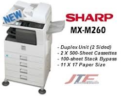 09 october 2016 file size: Sharp Mx M260 Copier Network Printer Sharp Mxm260mx M260