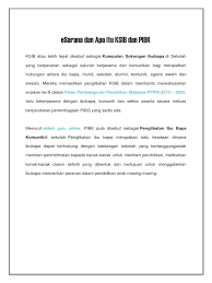 Kami tak ada kerja lain ke nak buat, terpaksa mengadap komputer dari pagi sampai next morning tak boleh log in langsung. Esarana Dan Apa Itu Ksib Dan Pibk
