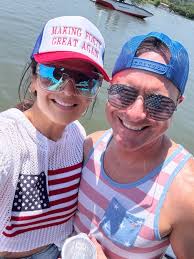 Celebrating America with the one and only Mike Witcher 🎉🇺🇸