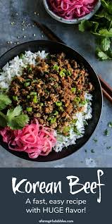 Easy Korean Beef Recipe With Ground Beef Ready In 25 Minutes Recipe Ground Beef Recipes Easy Beef Recipes Easy Korean Beef