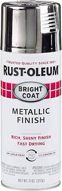Rustoleum black chrome spray paint. Amazon Com Rust Oleum 7718830 Stops Rust Bright Coat Metallic Spray Paint 11 Oz Chrome 11 Ounce Home Improvement