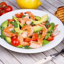 Salade Marine A L Avocat Recette Salade De Crevettes Salade Crevette Avocat Cuisine
