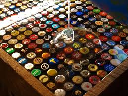 Wood Glass And Epoxy Resin Table Google Search Diy Bottle Bottle Cap Table Bottle Cap