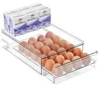 Amazon.com: vacane 24 Egg Drawer for Fridge, Pull Out Egg ...