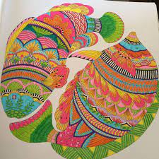 Colouring From My Animal Kingdom Colouring Book Milliemarotta Fish Animalkingdom Animalkingdomcolouringboo Livro De Colorir Reino Animal Animais Coloridos