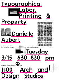 Danielle Aubert, School of Design 2015–16 Public Seminar Series