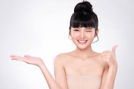 Beautiful young asian woman with clean fresh skin, | Premium Photo