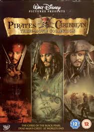 Pirates Of The Caribbean The Curse Of The Black Pearl Dvd Opening Pirates Of The Caribbean Three Movie Collection Disney Uk 2007 Three Disc Set With Individual Films F Movie Collection Disney Uk Walt Disney Pictures