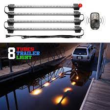 15 Color 144 Led Remote Control Kit Lights For Boat Trailer Boat Trailer Lights Pontoon Boat Accessories Boat Trailer