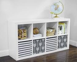 Charcoal Grey Arrows Storage Bin Cover Fits Into Ikea Etsy Kallax Ikea Ikea Storage Units Kallax Shelving Unit