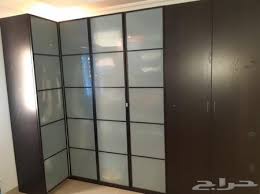 للبيع دولاب حرف L من ايكيا كبير جدا بزاويه