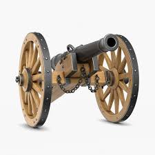 Field Cannon 3d Model In 2020 Cannon Bullet Casing Crafts 3d Model
