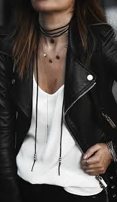 Womens Motorcycle Style Black Faux Leather Moto Jacket Fashion Outfit Inspirations Womens Fashion Trends