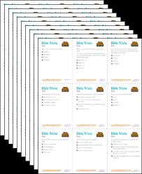 Printable Bible Trivia Questions Answers In 5 Categories