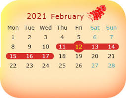 It is the 1st day of the year, and in the 53rd week of the year (assuming each week starts on a monday), or the 1st quarter of the year. Chinese New Year 2021 Dates February 12 Cny Calendar 1930 2030