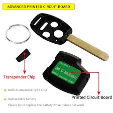 How to change your battery on the key fob combo key remote / keyless entry for the below how to remove or change the battery in the keys of a 2013 honda civic, including written instructions replacing the key remote battery in my 2007 honda accord. Honda Accord 2003 2004 2005 2006 2007 Keyless Remote Car Entry Key Fob China Honda Remote Honda Accord Key Made In China Com