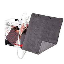 calming heat xxl wide massaging weighted heating pad by shaper image electric heating pad with massaging vib shoulder heating pad heating pad best heating pad
