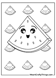 For boys and girls, kids and adults, teenagers and toddlers, preschoolers and older kids at school. Watermelon Coloring Pages Updated 2021