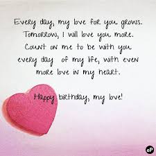 It's you for stage of life. 115 Romantic Birthday Wishes Best Quotes Birthday Messages Explorepic