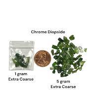 Crushed Gem Chrome Diopside - Premium