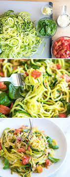 Guilt Free Garlic Parmesan Zucchini Noodles Pasta Recipe Spiralizer Recipes Cook Zucchini Noodles Recipes