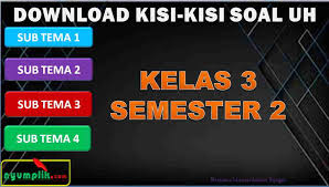 We would like to show you a description here but the site won't allow us. Download Kisi Kisi Uh Kelas 3 Semester 2 Kurikulum 2013 Revisi 2018 Nyumplik Com