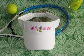 Custom Embroidered Tennis Visor Tightly Strung Etsy