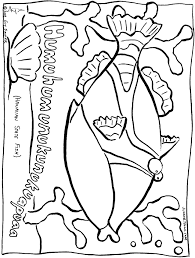 Hawaiian coloring page download and print these hawaiian coloring pages for free. Hawaiian State Fish Colouring Pages Fish Coloring Page Fish Coloring Colouring Pages