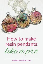 Resin Pendant Ideas Mixed Media Resin Project Resin Obsession Resin Jewelry Diy Resin Pendant Tutorial Resin Jewelry Making