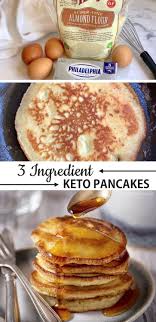 The Best 3 Ingredient Keto Pancakes Recipe Keto Pancakes Low Carb Pancake Recipe Diet Desserts Recipes