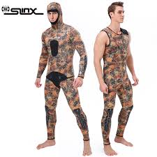 These spearfishing wetsuit come with superb materials and designs to keep the wearer warm. Slinx Spearfishing Wetsuit 3mm Camo Scuba Wetsuits Spearfishing Hunting Suit Split 2 Piece Camouflage Wet Suit 3xl Wetsuit Aliexpress