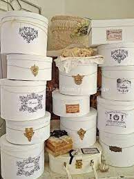 Pin By Jane Adams On Diy Ideas Vintage Hat Boxes Hat Boxes Craft Storage Box