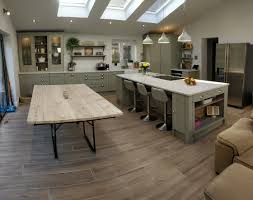shaker solid ash kitchen in french grey