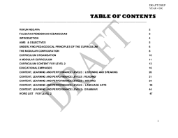 The single year blocks at key stage 1 reflect the rapid pace of development in word reading during these 2 years. Pdf Draft Dskp Year 4 Sk Table Of Contents Yoy0 Yo Academia Edu