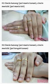 Berikut ini perbedaan cincin tunangan dan cincin pernikahan. Nasibah Ismail Panduan Memakai Cincin Risik Dan Cincin Facebook
