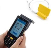 Etiquetas de sello de metal RFID NFC de HF/UHF, con números de seguridad,  sellos de cierre de cierre Eletronic grabables NFC, etiquetas de corbata de  ...