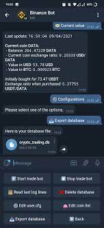 We did not find results for: A Telegram Bot For Remotely Managing Binance Trade Bot Pythonrepo