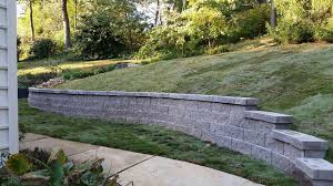 I am trying to build a 3 foot high retaining wall in my sloping backyard. Retaining Walls F M Contractors Baltimore Maryland