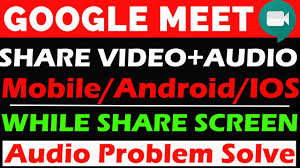 Join a meeting by dialing in using a phone. How To Share Video With Audio During Present Screen On Google Meet In Mobile Problem Solved Youtube