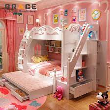 Create a stimulating yet soothing atmosphere with a beautiful new kids' bedroom collection that reflects your child's unique needs. Kids Bedroom Furniture Set Children Bunk Bed With Study Desk Buy Kids Bunk Bed Kids Bedroom Furniture Children Bunk Bed Product On Alibaba Com