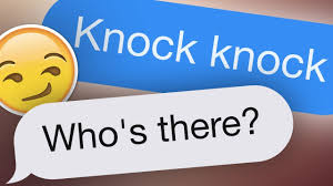 These funny flirty knock knock jokes can make the woman you are trying to impress laugh while showing off your flirty side. 12 Hilarious Knock Knock Jokes Text Messages No Voice Youtube