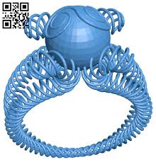 Spring Ring B006517 File Stl Free Download 3d Model For Cnc And 3d Printer Download Free Stl Files Trong 2020