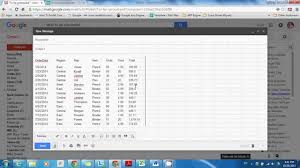 How To Copy Paste Excel Tables Charts Into Gmail