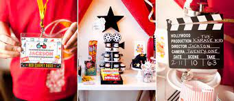 Be a star with these hollywood theme party ideas and decorations! Movie Theater Birthday Party Ideas Fun365