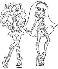 Monster High Para Colorear