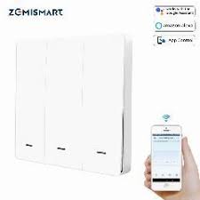 29 Tl Indirim Zemismart Tuya Zigbee Duvar Basmali Dugme Alexa Google Ev Isik Anahtarlari Notr Tel Fiziksel Dugme Lightswitch 2020 Uzaktan Kumanda Duvar Google